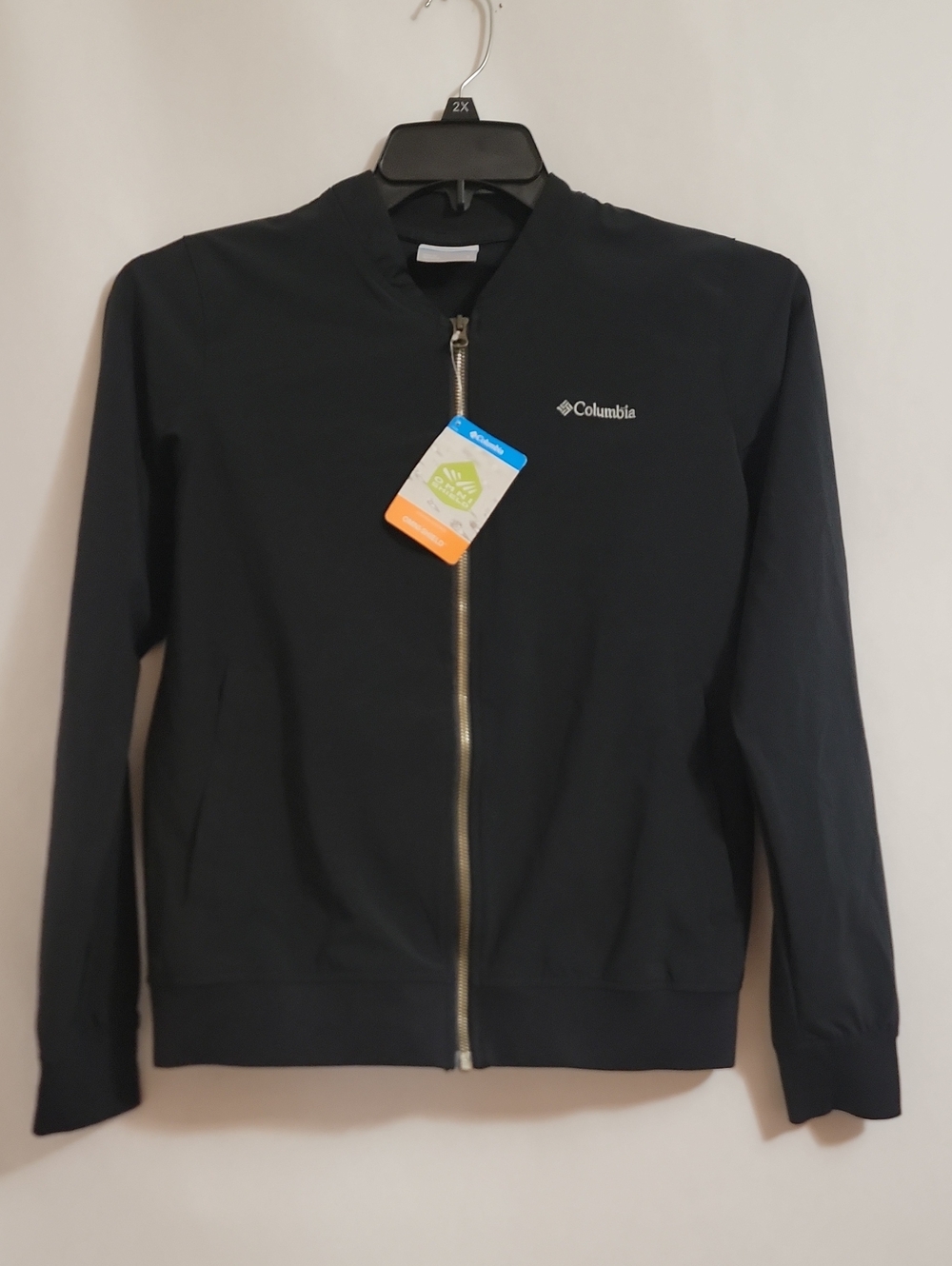 Columbia Marina Bay Women's Black Bomber Jacket with Bronce Zipper SzS